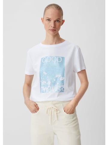 comma CI T-Shirt kurzarm in Weiß