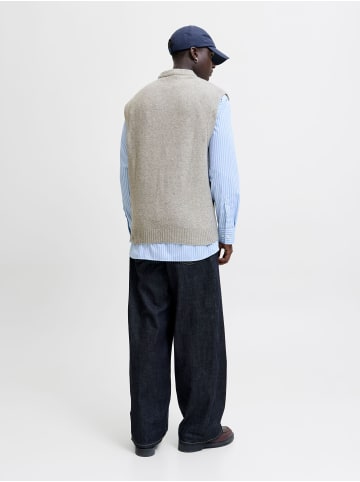 Jack & Jones Weste in Light Grey Melange