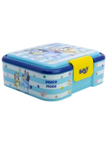 COFI 1453 Bluey Kinder Brotdose – Lunchbox Pausenbox Schulbrotbox in Blau