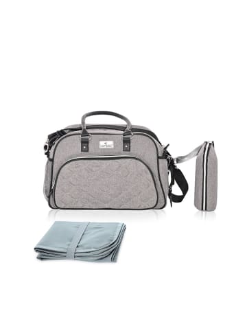 Lorelli Wickeltasche Viola in grau