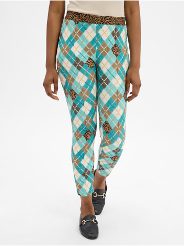 MARC CAIN SPORTS Hose Sofia in petrol braun - 0001