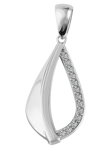 Adeliás Damen Anhänger aus 925 Silber mit Zirkonia in silber