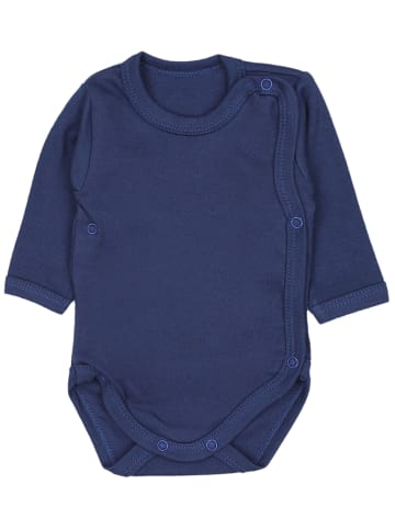 TupTam Baby Langarm Wickelbody im 5er Set in blau