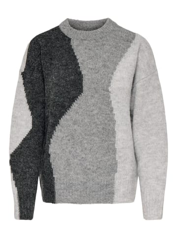 ONLY Strickpullover in Medium Grey Melange