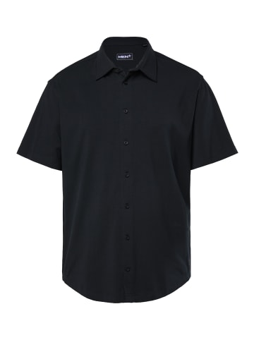 Men Plus Hemd in schwarz