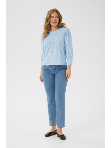 Kaffe Langarm-Bluse KAtio in Soft Chambray