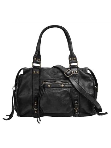 Samantha Look Shopper echt Leder in schwarz