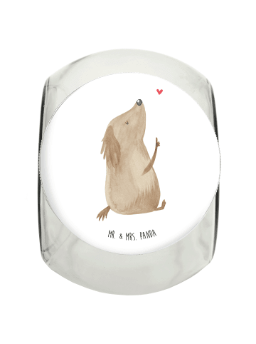 Mr. & Mrs. Panda Dose Hund Liebe ohne Spruch in Weiß