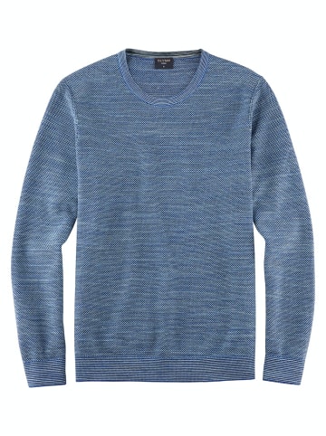 OLYMP  Pullover Casual Strick in Blau