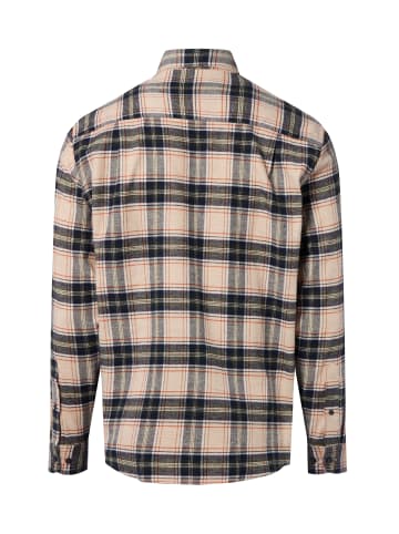 Andrew James Hemd in beige marine