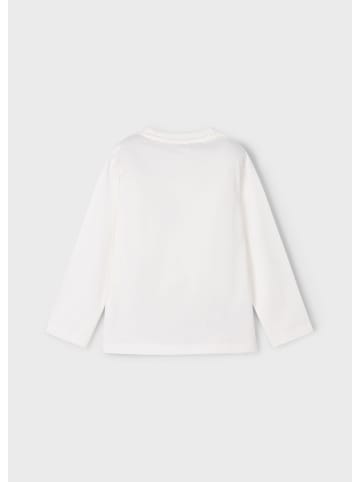 Mayoral Langarmshirt 3D Saurierprint in sahne