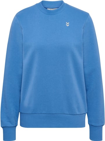 Hummel Pullover "Pulse W Sweat Crewneck" in Blau