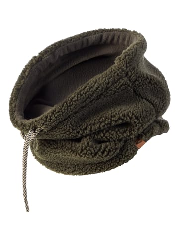 Camel Active Tunnelschal aus weichem Polyester in Dunkelgrün