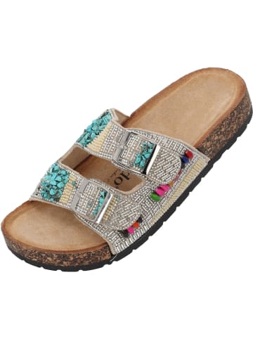 Palado Plateau-Pantoletten Viha by Sila Sahin in Beige