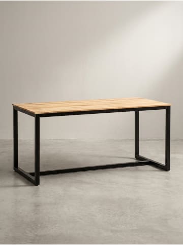KADIMA DESIGN Esszimmertisch 180x90x76 cm Massivholz Metall Esstisch