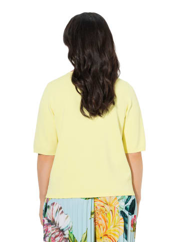 Ulla Popken Pullover in zitronengelb