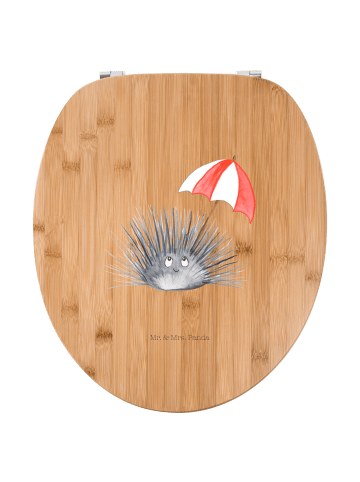 Mr. & Mrs. Panda Toilettendeckel Seeigel ohne Spruch in Braun