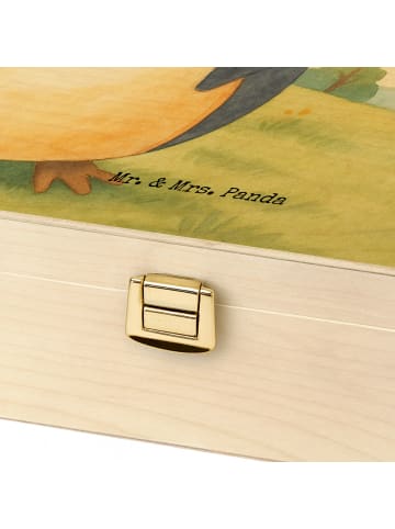 Mr. & Mrs. Panda Teebeutel Box Pinguin Lolli Design mit Spruch in Weiß
