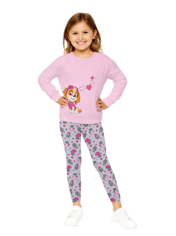 Paw Patrol Paw Patrol Jogginganzug Skye in grau/rosa