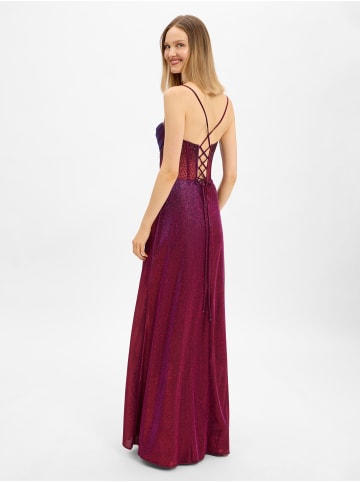 Unique Abendkleid in bordeaux blau - 0001