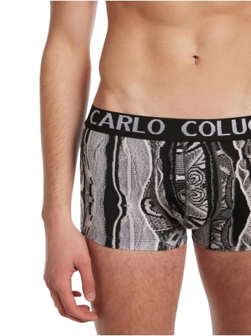 Carlo Colucci Retroshort Dal Fovo in Schwarz / Grau