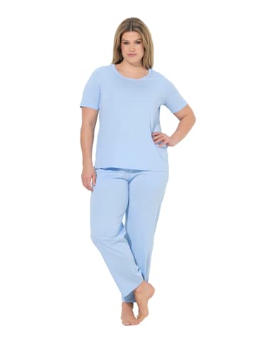 Ulla Popken Pyjama in eisblau