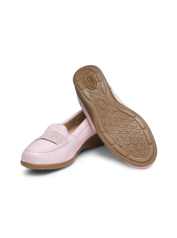 VITAFORM Hirschleder Slipper in puder