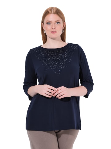 Ulla Popken Shirt in dunkles marine