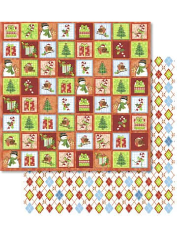 Buntpapierfabrik Ludwig Bähr Scrapbook Paper Premium Glitter 30,5x30,5cm Packung mit 25 Blatt ...