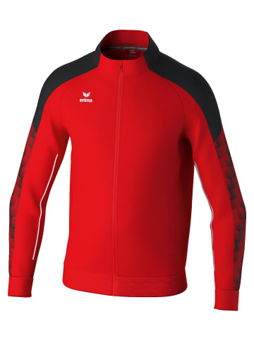 erima Trainingsjacke in rot/schwarz