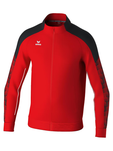 erima Unisex Erwachsene, Erwachsene Trainingsjacke in rot/schwarz