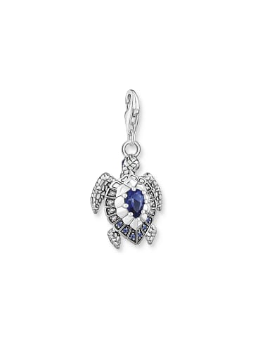 Thomas Sabo Charm-Anhänger in silber, blau