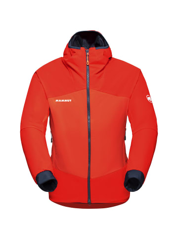 Mammut Hybridjacke Taiss mit Kapuze in Fire Red