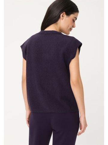 Olsen Weste in Plum