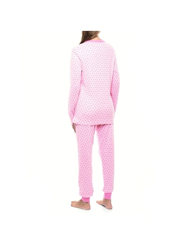 Kisses and Love Schlafanzug in Pink