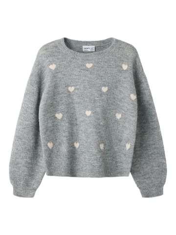 name it Strickpullover in Grey Melange1