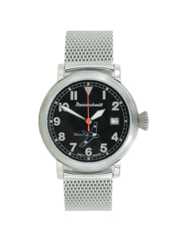 Messerschmitt Quarzuhr ME163-SCM in Silber