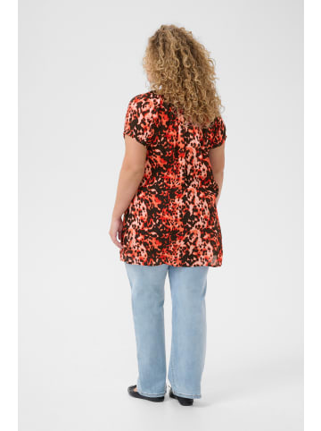 KAFFE curve Tunika KCami A-shape in Grenadine Leopard Print