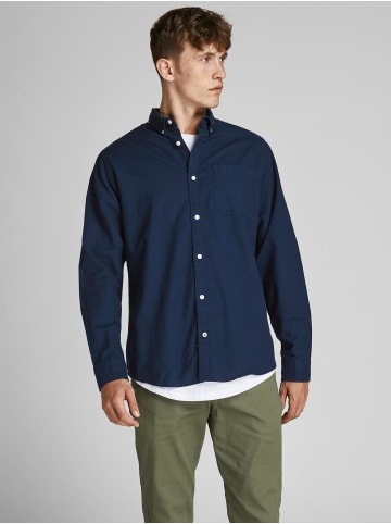 Jack & Jones Hemd 'OXFORD' in dunkelblau