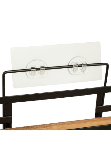 5five Simply Smart Duschregal BLACKACIA, ohne Bohren in Braun, (B) 15,5 x (H) 30 x (L) 25,5 cm