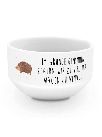 Mr. & Mrs. Panda Müslischale Igel Herzen mit Spruch in Weiß