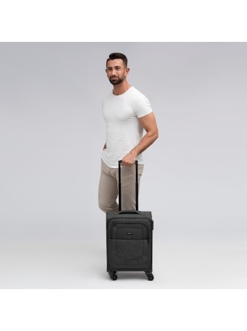 Redolz Essentials 12 CABIN 4 Rollen Kabinentrolley 55 cm in black2