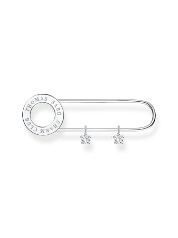 Thomas Sabo Brosche in silber, weiß