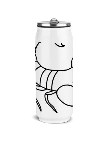 Mr. & Mrs. Panda Thermoflasche Sternzeichen Skorpion ohne Spruch in Weiß