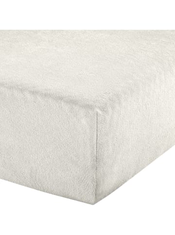 Erwin Müller Frottee Boxspring-Spannbettlaken Füssen in weiß