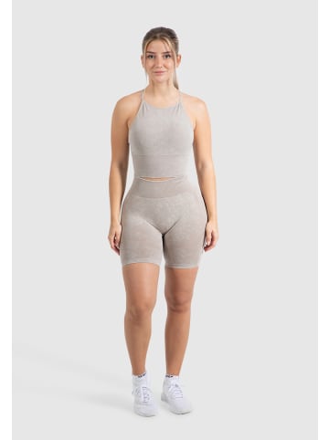 SMILODOX Top Batik Acid Vera in Hellbraun