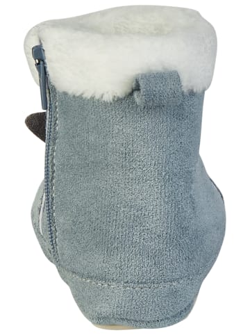 Sterntaler Baby Stiefel Katze in silber melange
