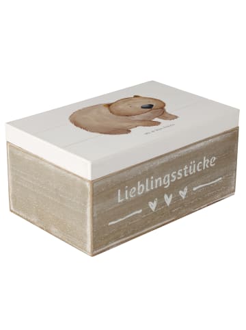Mr. & Mrs. Panda Aufbewahrungsbox Wombat ohne Spruch in Weiß