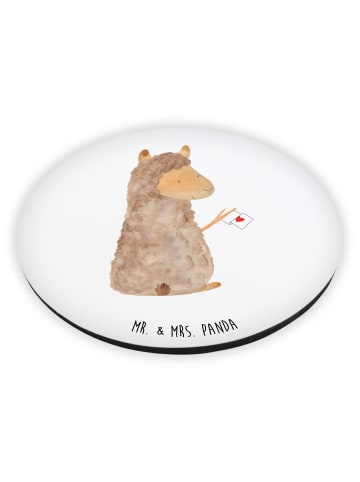 Mr. & Mrs. Panda magnet Alpaka Fahne ohne Spruch in Weiß
