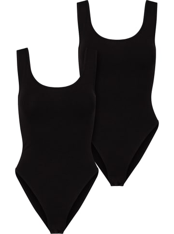 Urban Classics Urban Classics Ladies Organic 2-Pack in black+black